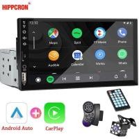 ราคา 7 วิทยุติดรถยนต์ 1 Din Carplay Android เครื่องเล่นมัลติมีเดียอัตโนมัติ HD หน้าจอสัมผัส FM AUX อินพุต Bluetooth MirrorLink Universal Autoradio DHFY (41729464427)