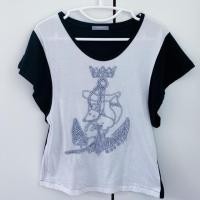 ราคา เสื้อยืดสีดำ-ขาว ปักลายหมา PLAYHOUND แท้ 100% (5033215695)