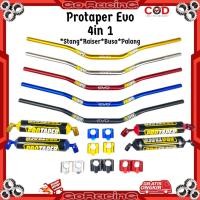 ราคา PROTAPER Evo แฮนด์ทรงเตี้ยแบบแบน - ชุดบาร์ไขมันสูง แถบแฮนด์โฟม + ปลอกแฮนด์ PROTAPER (28369242162)