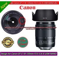 ราคา ฮูดเลนส์กล้อง Canon 18-135mm F3.5-5.6 IS USM หน้าเลนส์ 67 mm (EW-73D) (9666973747)