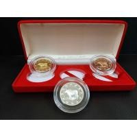 ราคา เหรียญปีนักษัตร ปีฉลู 2552 เซ็ท 3 เหรียญ ทอง เงิน ทองแดง พร้อมกล่อง (18212482529)