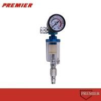 ราคา ตัวกรองน้ำ ดักน้ำ ท้ายกาพ่นสี Spray Gun Air Line Mini Filter Water Separator + เกจ ปรับแรงดันกาพ่นสี (8450695213)