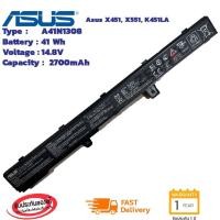 ราคา Asus แบตเตอรี่โน๊ตบุ๊ค Battery Notebook Asus X451 X551 X551C X451C K451LA Series A41N1308 ของแท้ (20550099547)