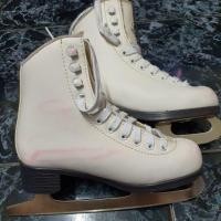 ราคา รองเท้าไอซ์สเก็ตมือสอง ยี่ห้อ Jackson 350 เบอร์ 2 ความยาวเท้าประมาณ 20 cm. แถมที่รองเท้าสีม่วง (6530087989)
