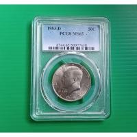 ราคา เหรียญเกรด PCGS MS65 John F. Kennedy Half Dollar 1983-D (42720383131)