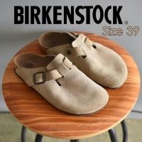 ราคา Birkenstock Boston แท้ รองเท้าแตะ size 39 หนังกลับ Suede Germany (23179396838)