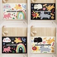 ราคา น่ารักการ์ตูนพรมPVC ดักเศษฝุ่นหน้าประตู พรมดักฝุ่น พรมหน้าบ้าน ยึดติดพื้นดี (18582124132)