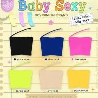 ราคา Covermilksเสื้อเกาะอก ปาดไหล่เล็ก ผ้าร่องหนา (15146397994)