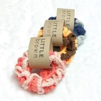 ราคา ยางรัดผม งานโครเชต์ ยางรัดผมไหมพรม ยางรัดผมแฮนด์เมด สีทูโทน (19471850108)