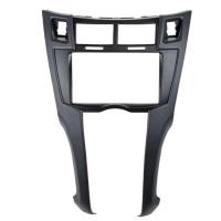 ราคา 2 Din Car Stereo Frame Trim Kit Dashboard for Toyota Yaris Vitz Platz 2005-2011 DVD Player Installa (53156620075)