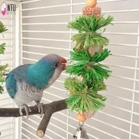 ราคา ของเล่นเคี้ยวนกแก้วทําจากแกลบข้าวโพดและลูกเถาวัลย์ทอด้วยเชือกฝ้ายสําหรับนกค๊อกคาเทล หงส์หยก เลิฟเบิร์ดกรงนกแขวนเสริม (40429177121)