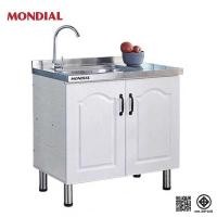 ราคา Mondial เคาเตอร์ครัว 304 สแตนเลส kitchen cabinet 80CM/120CM/160CM ชุดครัว ล้างจาน/ตู้ซิ้งล้างจาน/ตู้วางเตาแก๊ส (13017403140)
