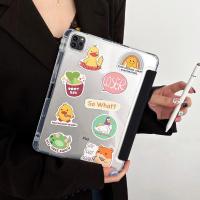 ราคา ⭐24 ชั่วโมงส่ง⭐เป็ดเหลือง สติ๊กเกอร์ เคส for iPad 2025 11 air7 gen11 2024 pro 11เคสไอแพด air5 10.9Case พร้อมถาดใส่ปากกา (40671818509)