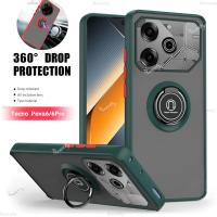 ราคา สําหรับ Tecno Pova 6 Pro 5G 2024 เกราะขาตั้งป้องกันเคสโทรศัพท์สําหรับ Tecno Pova6 Pro 6Pro Pova6Pro TecnoPova6 Pro กันกระแทกผู้ถือแหวนวงเล็บปกหลัง (29912657540)