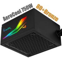 ราคา Psu (พาวเวอร์ซัพพลาย) Aerocool LUX RGB 750W 80+Bronze สินค้ามือสอง (28008963071)