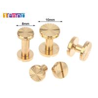 ราคา [Lemon] 10pcs ทองเหลืองทอ Chicago สกรูเข็มขัดสกรูเล็บ Stud Rivets สําหรับอัลบั้มรูปหนัง Craft เข็มขัดกระเป๋าสตางค์ Fasteners ใหม่ (45408477000)