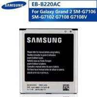 ราคา แบตเตอรี่เกรดแท้Samsung GALAXY Grand 2 SM-G7106 G7108 G7108V SM-G7102 EB-B220AC แบตเตอรี่ 2600MAh (8502887101)