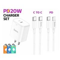 ราคา HOCO DC35 ชุดชาร์จเร็ว หัวชาร์จเร็ว PD 20W พร้อมสายชาร์จ Type-C to Type-C / PD รองรับชาร์จเร็ว ยาว 1 เมตร (28516142524)