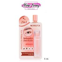 ราคา ** 1ซอง ** Merrezca 2 in 1 Eye Primer & Corrector 5 ml. เมอร์เรซกา ไพรเมอร์ตา #PEACH (41061738686)
