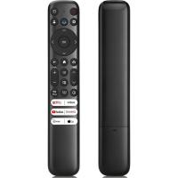 ราคา รีโมทคอนโทรลทดแทนสําหรับ TCL Smart Google TV, เข้ากันได้กับสมาร์ททีวี TCL UHD HDR LED QLED 4K (ไม่ใช่สําหรับทีวี Roku) (40729398211)