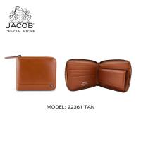 ราคา JACOB กระเป๋าธนบัตรชาย ซิปรอบ รุ่น 22361 (12630699569)