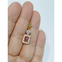 ราคา จี้ห้อยคอพลอยทับทิม พลอยแท้ พลอยธรรมชาติ (28866137738)