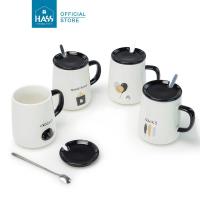 ราคา HASS แก้วฝาปิดพร้อมช้อน แก้วน้ำ (9865423729)