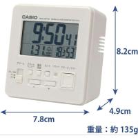 ราคา CASIO นาฬิกาปลุก บอกอุณหภูมิ มีไฟ wave ceptor Thermo &HyGro monitor DQD-805J (24978094297)