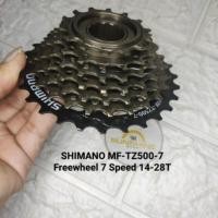 ราคา เฟือง Freewheel Gear 7 สปีด SHIMANO MF-TZ500-7 14-28T ชนิดเกลียว (25093535465)