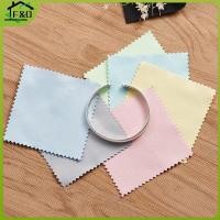 ราคา F&O 8x8 ซม. ผ้าทําความสะอาดสีผ้าเช็ดทําความสะอาดนุ่มผ้าเครื่องประดับเครื่องมือ*100 . (48857039384)