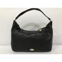 ราคา กระเป๋ามือสอง ของแท้ Coach Shoulder Bag สีดำ หนังลูกวัวแท้ พร้อมส่ง (10784174222)
