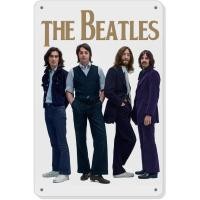 ราคา The Beatles Wall Decor - The Beatles ป้ายดีบุกโลหะ,Beatles Retro Art Wall โปสเตอร์,Beatles Themed Birthday Party Decorative12x8 นิ้ว (49007767683)