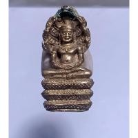 ราคา R021พระนาคปรก หลวงพ่อศิลา วัดทุ่งเสลี่ยม เนื้อทองเหลือง สภาพตามรูป (57904672120)