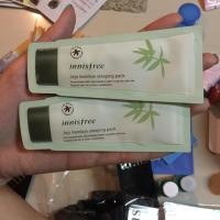 ราคา (ของแท้/พร้อมส่ง)Innisfree Jeju Bamboo Sleeping Pack 4ml (390072845)