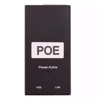 ราคา POEแหล่งจ่ายไฟDC 24V 0.5A 24W 1.5A Desktop POE Injector Ethernet Adapter CCTV 12V,24V,48V (9963373615)