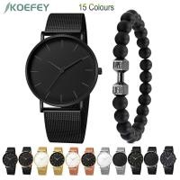 ราคา Simple Watch Unisex Woman Man Classic Luxury Ultra-thin นาฬิกาแฟชั่นธุรกิจโลหะผสม (15785704540)