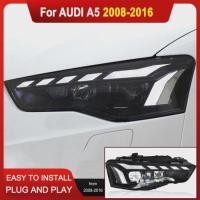 ราคา Head Light For Audi A5 RS5 2008-2016 автомобильные товары Head Lamp LED Lights Car Accessories Audi (47704439808)