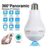 ราคา กล้องหลอดไฟ WiFi ความปลอดภัย IP แบบพาโนรามา 360 องศา, กล้องวงจรปิดไร้สายกล้องเฝ้าระวังไร้สายโทรศัพท์ 360 (41307694465)