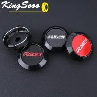 ราคา 1ห่อ/4ตัว JDM ขนาดขา 60มม VOLK ฝาดุมล้อ ฝาปิดดุมล้อ RAYS ฝาครอบดุมล้อ แข่งรถ สีดํา & สีเงิน G25 CE28 15" (24221131222)