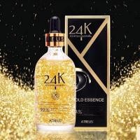 ราคา Atreus 24K Gold Essence 100ml เอเทรียส 24K เซรั่มบำรุงผิวผสมทองคำบริสุทธิ์ 99.9% ลดริ้วรอย กระ ฝ้า ✨ (25642912607)