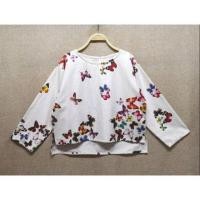 ราคา เสื้อแขนยาวผ้าฝ้าย ชายเสื้อหน้าสั้นหลังยาวเก๋ๆ (7210237965)