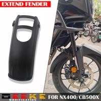 ราคา Motorcycle For Honda Front Fender Extender NX400 CB500X 2023 2024 NX 400 CB 500X Accessories Mudgua (45404312821)