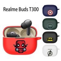 ราคา เคสซิลิโคน ลายการ์ตูน กันตก พร้อมตะขอ สําหรับ Realme Buds T300 Realme Buds T300 (25851829344)