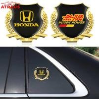 ราคา Honda Mugen สติกเกอร์โลโก้ 3D รูปหูข้าวสาลี คุณภาพสูง ตกแต่งรถยนต์ สติ๊กเกอร์ตกแต่งรถยนต์ สำหรับ Honda civic 11th gen fd fc eg fk HRV Jazz City Mugen Fit Vezel Accord BRV WRV Stream (27107131089)