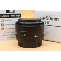 ราคา Lens Canon EF 50mm f1.8 II อดีตศูนย์ สภาพสวย ไร้ฝ้า รา อุปกรณ์ครบกล่อง (24695837539)