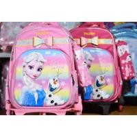 ราคา (สินค้าพร้อมส่ง)กระเป๋านักเรียนล้อลาก ลายเอลซ่า โฟรเซ่น ลิขสิทธิ์ (คละลาย) (7533138875)