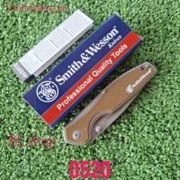 ราคา มีด มีดพับ มีดพก มีดพับสะบัด Smith&Wesson รุ่น 0520 ใบเลส (26455190280)