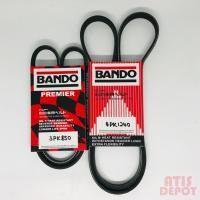 ราคา BANDO Toyota Vios NCP42 สายพานพัดลมไดชาร์จ & สายพาน Air Con V 4PK1240 & 3PK850 (40177516996)