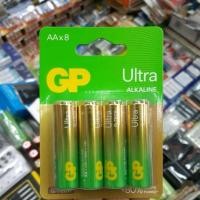 ราคา (สุดคุ้มแพค8ก้อน) ถ่าน GP Ultra Alkaline Size AA 1.5V 8ก้อน 1แพค ของใหม่ ของแท้ (3147153378)