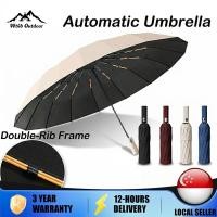 ราคา WTHB ร่มพับอัตโนมัติ UPF 50+ กันแดดกันน้ํากันลม 128 ซม. ขนาดใหญ่ 32 ซี่โครง (47506797274)